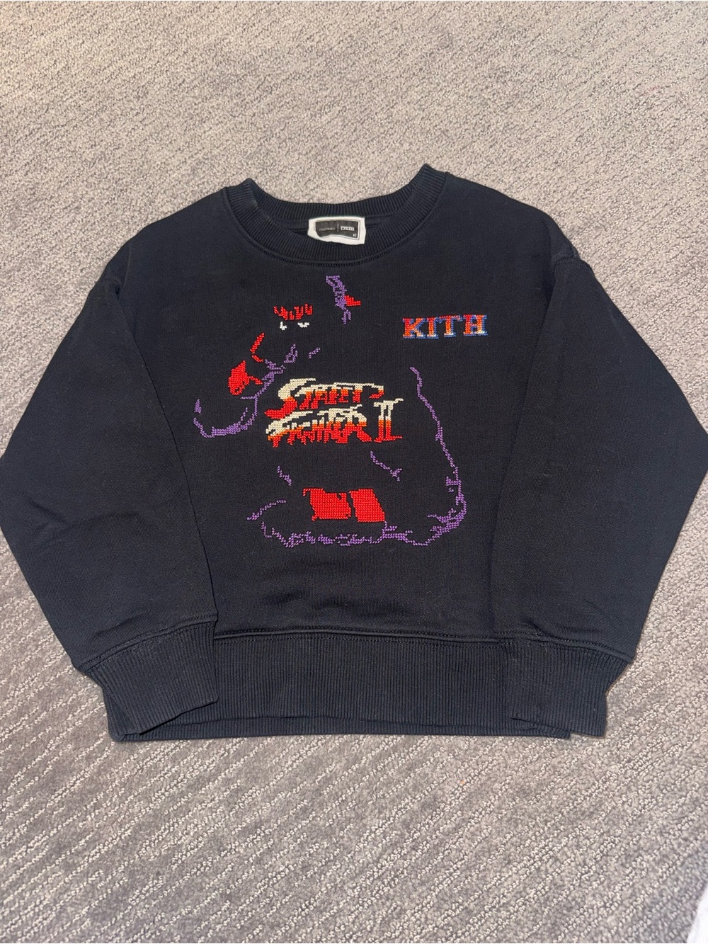 Kids Kith x Capcom street fighter II Crewneck